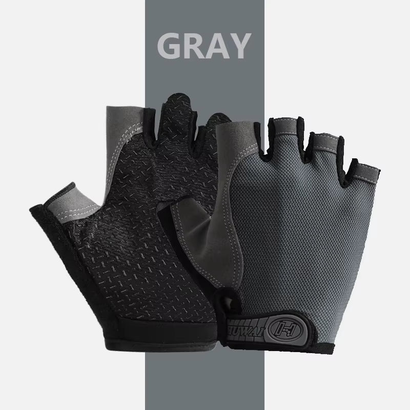 Gym Gloves Fitness Training Fingerless Men Women Bodybuilding Exercise Sports Gloves for Cycling Bicycle anti Slip Breathable