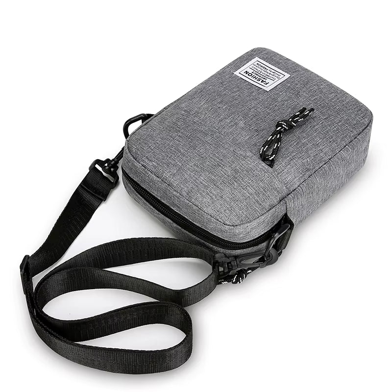 1PC Men'S Satchel Fashion Oxford Cloth Shoulder Bag Men'S Casual Diagonal Crossover Fashion Hand Machine Small Square Bag