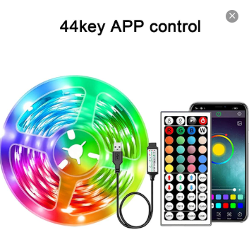 RGB LED Strip Lights 5-30m – ir44 key App Controlled, Flexible, Bright
