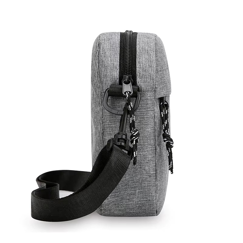 1PC Men'S Satchel Fashion Oxford Cloth Shoulder Bag Men'S Casual Diagonal Crossover Fashion Hand Machine Small Square Bag