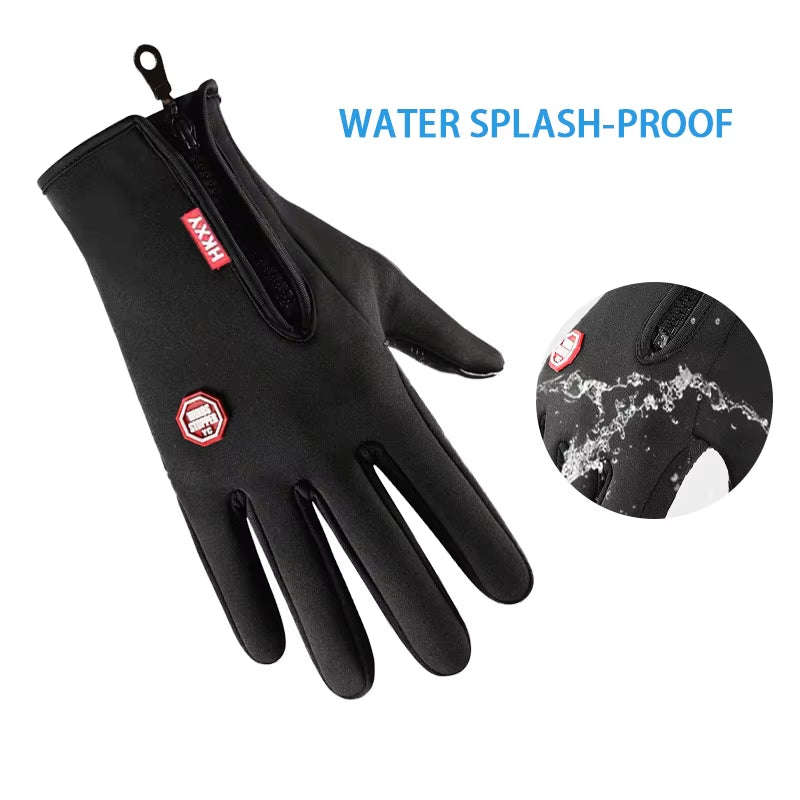 Outdoor Cycling Gloves, Bicycles for Warmth and anti Slip in Autumn and Winter