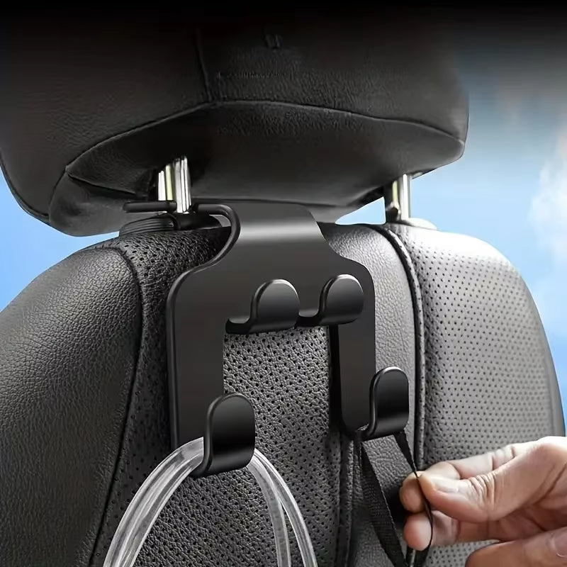 Car Back Seat Hook Hanging Storage Mobile Phone Holder Stand Lazy Rear Seat Phone Headrest Bracket for Iphone Samsung All Phones